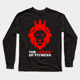 The Legion of Fitness Red Long Sleeve T-Shirt